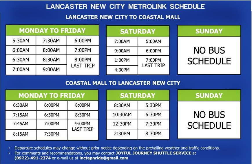 TAP N’ RIDE BUS Transport System Lancaster New City Cavite