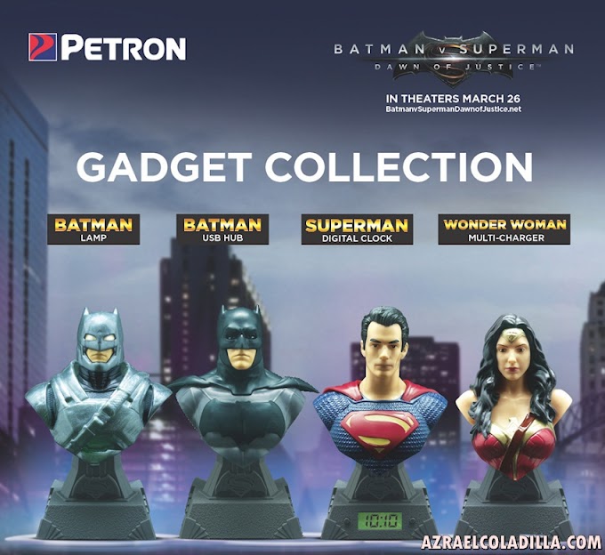Collect Batman v Superman: Dawn of Justice exclusive gadgets from Petron