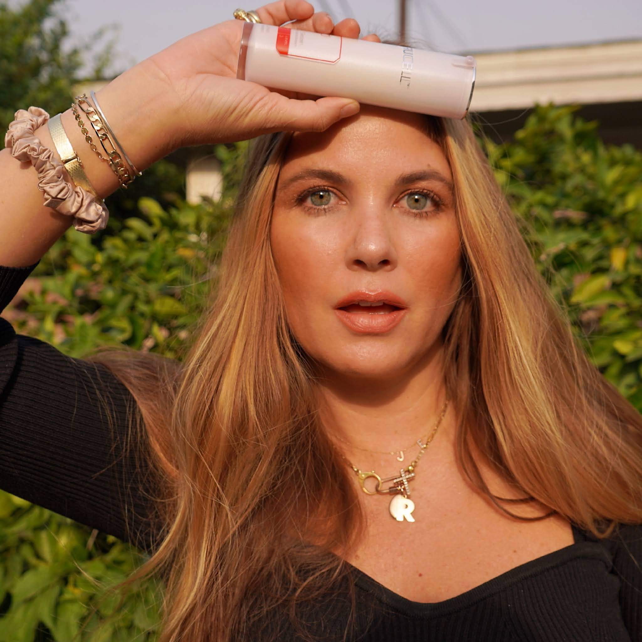 woman holding a makeup from end of october