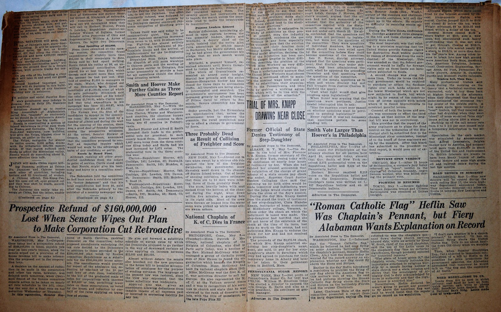 Old Johnstown Newspapers May 8, 1928 The Johnstown Democrat