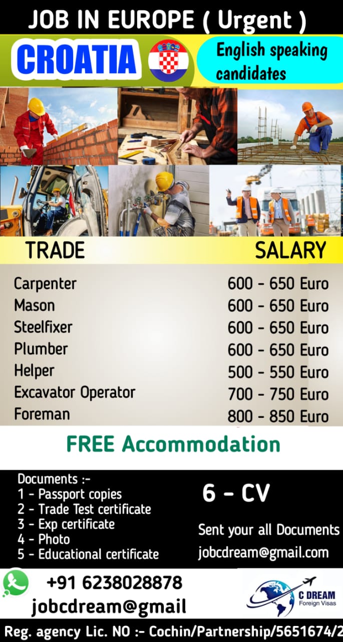 Europe job vacancies ( Croatia )