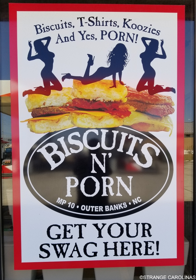 Biscuits N' Porn (Nags Head, NC) | Strange Carolinas: The Travelogue Of The  Offbeat
