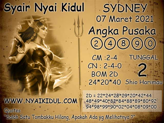 PREDIKSI SIDNEY