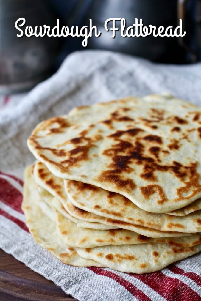 Sourdough and Greek Yogurt Flatbread Karen's Kitchen Stories