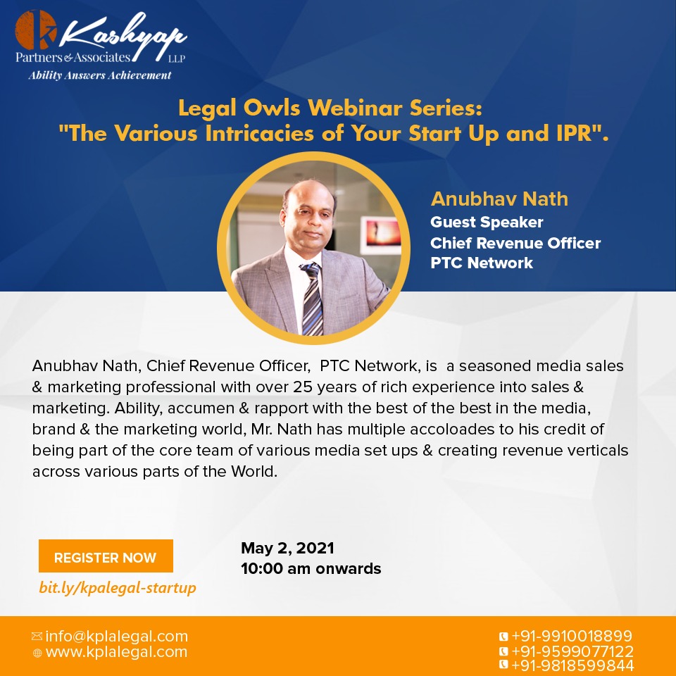 Mr. Anubhav Nath (Chief Revenue Officer, PTC Network)