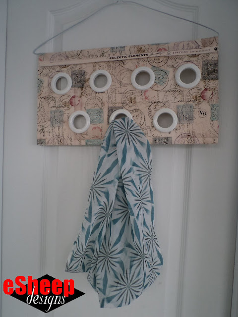 Fat Quarter Scarf Hanger crafted by eSheep Designs