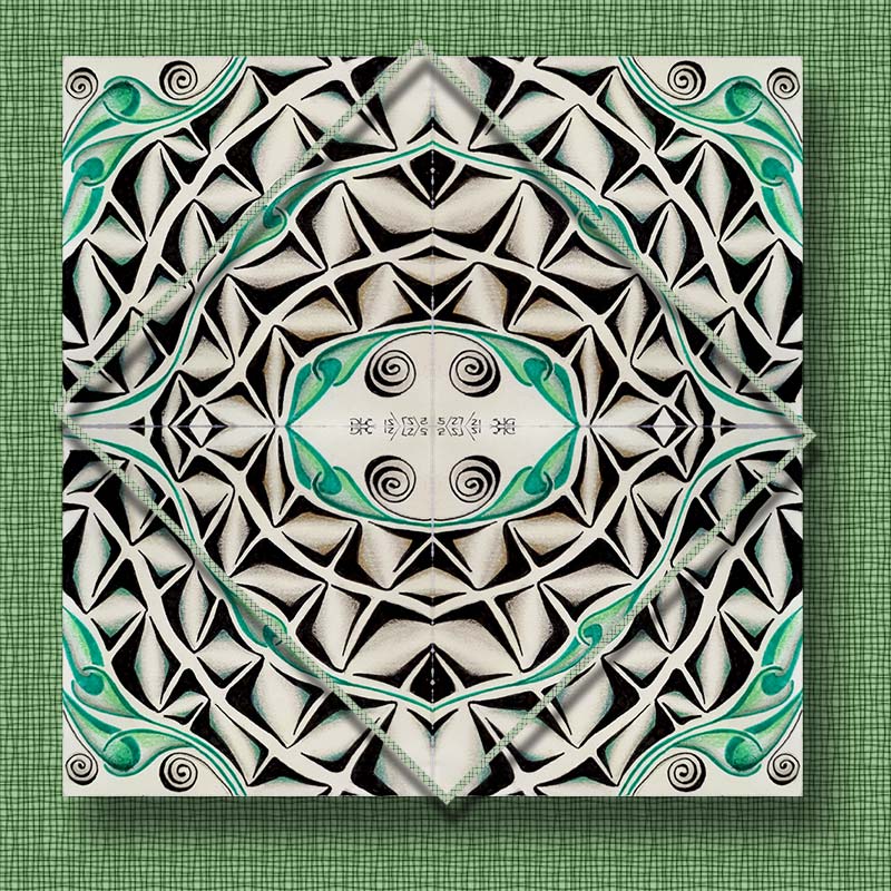 100 Days of Zentangle; Neurographics; Square One; New Tangle ...