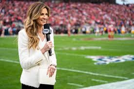 ESPN Sideline Reporter Erin Andrews on Football Field