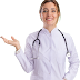 Smiling Female Doctor Presenting Something Png Image