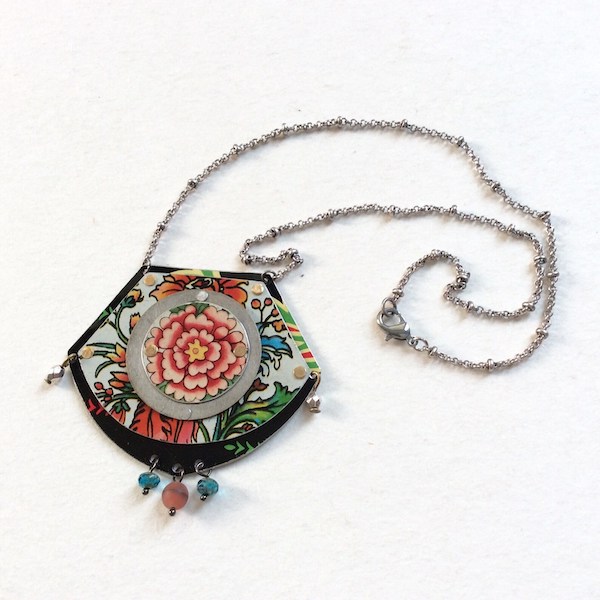 Upcycled Vintage Tin Jewelry by MyAlterEco / The Beading Gem