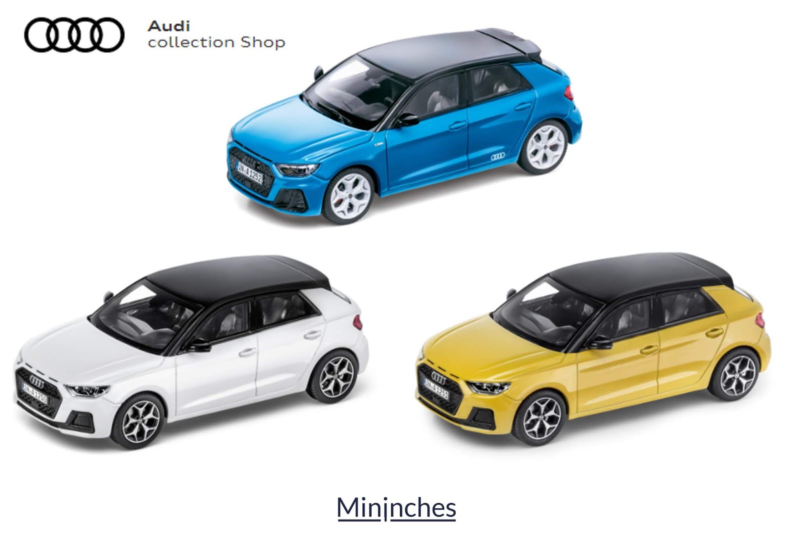 La dernière Audi A1 se montre à l'échelle 1/43 chez Audi ! - Mininches