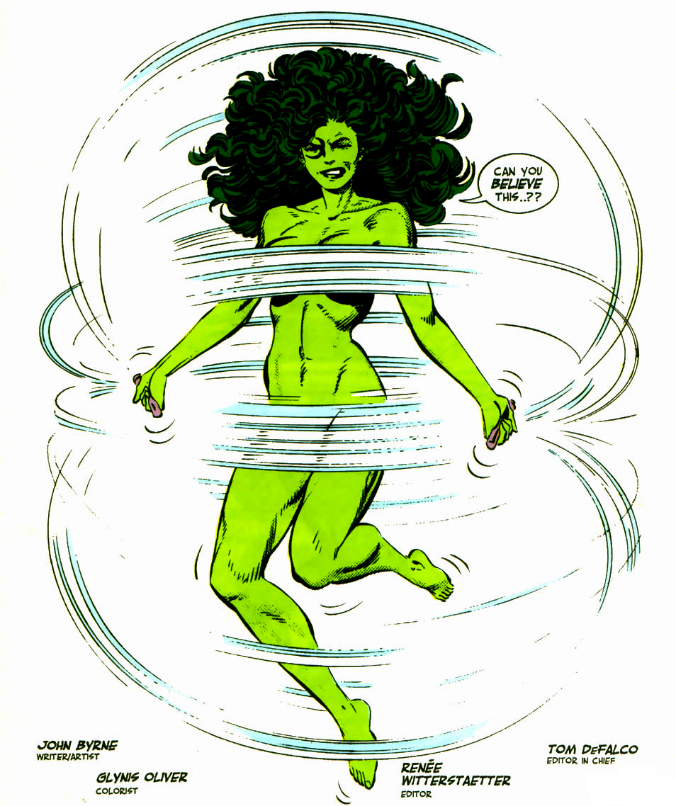 Classic Sensational She-Hulk: Jennifer Walters.