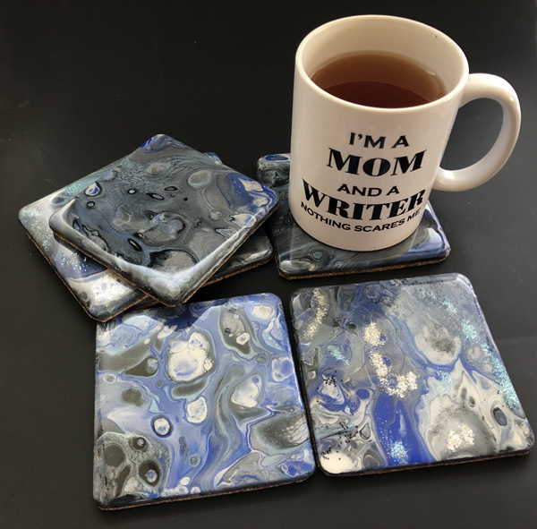 Tutorial How to Make Acrylic Dirty Pour Coasters / The Beading Gem