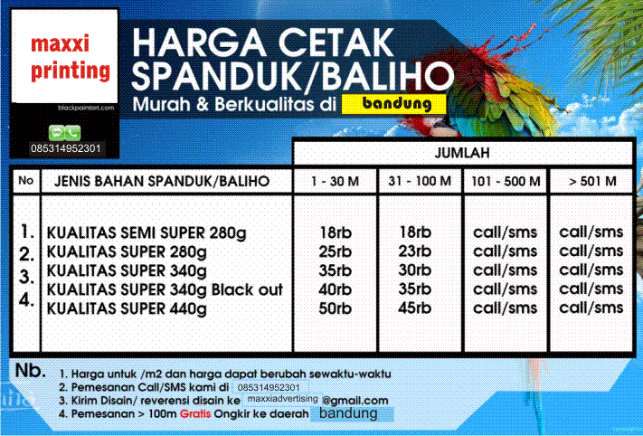 Harga Spanduk Murah Tlp Wa 082215449556 JASA PERIJINAN PASANG 