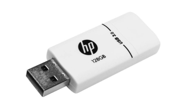 HP x765w 128 GB USB 3.1 Flash Drive (Black and White)