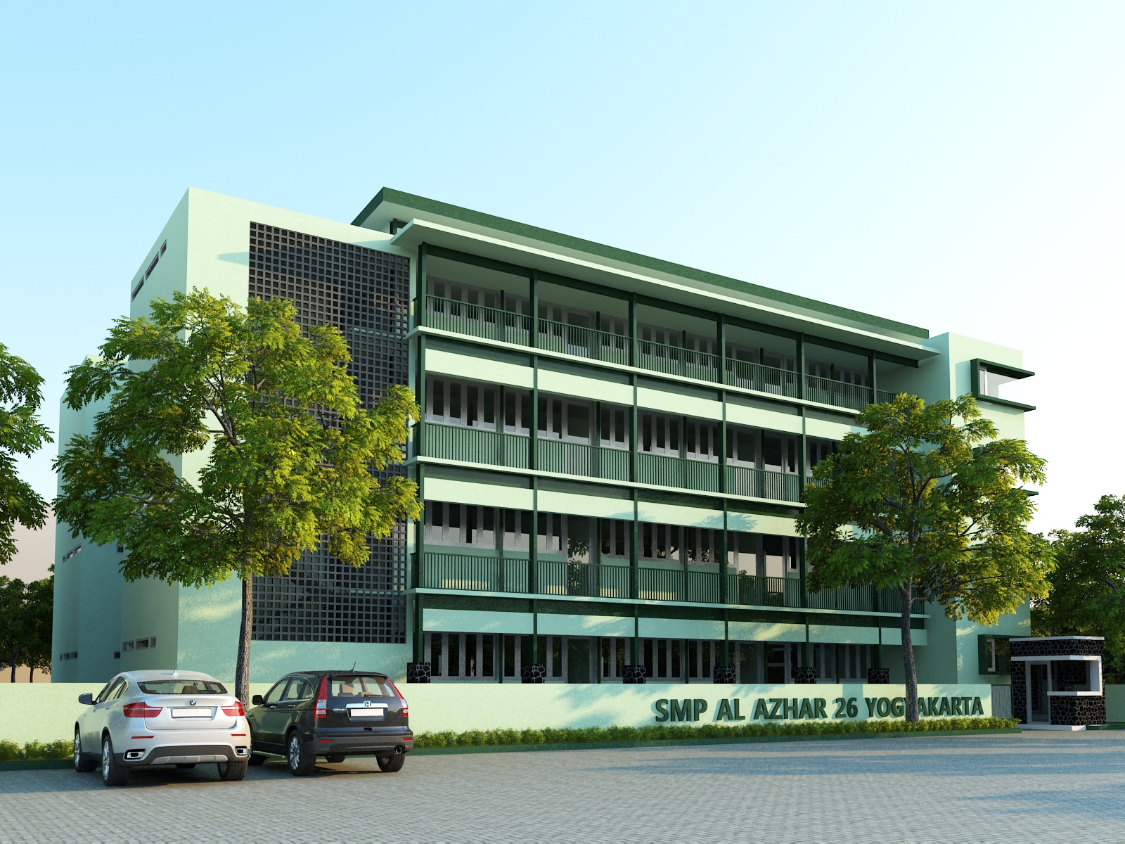 Gedung sekolah 4 lantai di Sleman dan Rumah Sakit 3 lantai di Wonosari 