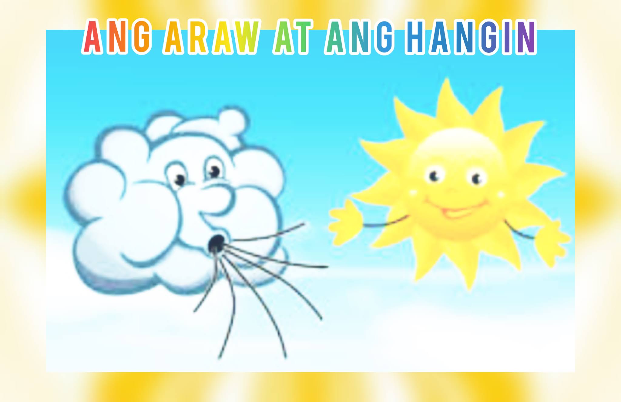 Ang Araw at ang Hangin-Maikling Kwento