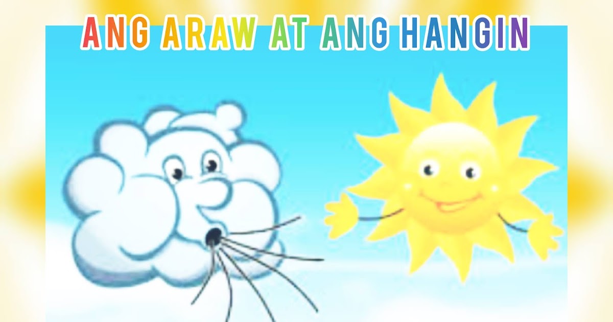 Ang Araw at ang Hangin-Maikling Kwento