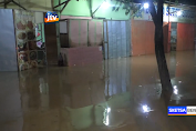 Sungai Meluap Akibat Hujan Deras, Puluhan Rumah Terendam Banjir