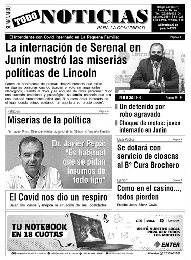 TAPA 23 DE JUNIO DE 2021