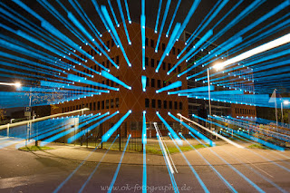Lightpainting Lichtspurfotografie Zoomeffekt HSHL Hamm Lichtkunstfotografie