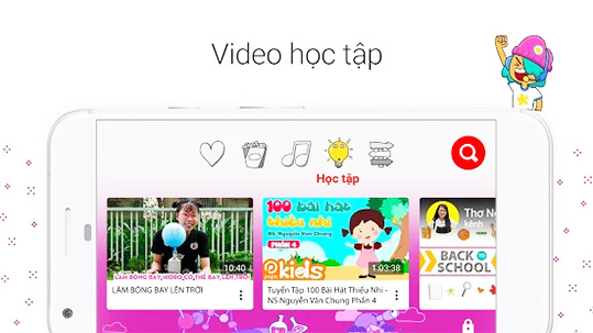Youtube Kids - Ứng dụng xem video Youtube cho trẻ em e
