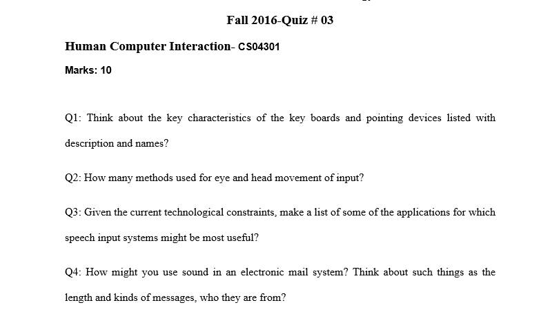 Hci scenario-based questions picture