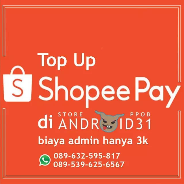Harga Top Up E-Wallet di Android31 PPOB STORE Harga Top Up E-Wallet di Android31 PPOB STORE