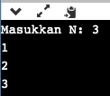 Cara Membuat Program Python Input Bilangan N Tampil Satu Baris Cara Membuat Program Python Input Bilangan N Tampil Satu Baris