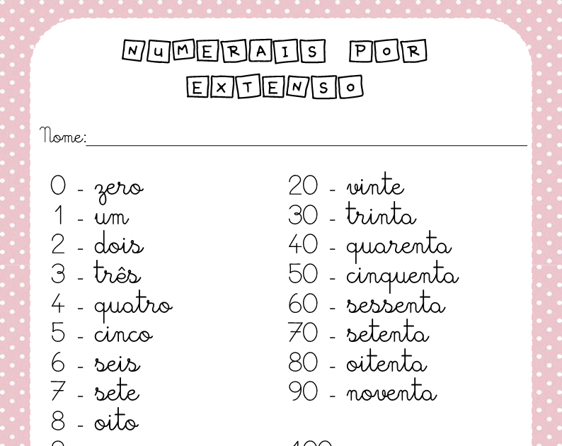 Escrita por extenso