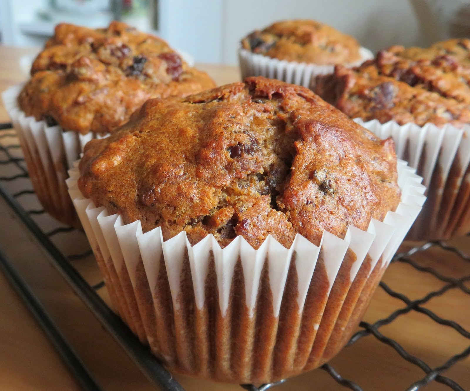 Fruit & Nut Muffins The English Kitchen