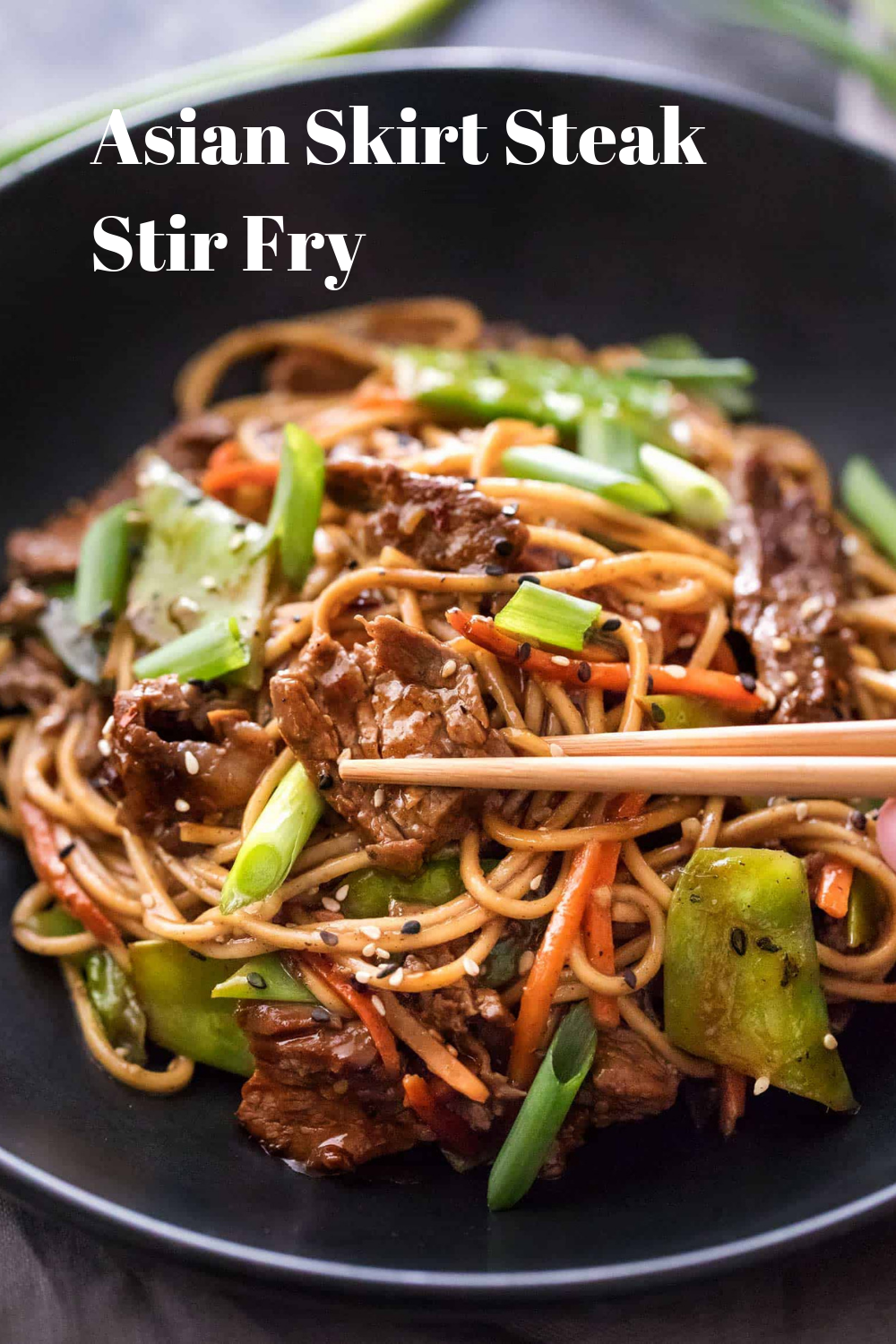 319. Asian Skirt Steak Stir Fry. Click the picture for recipe!