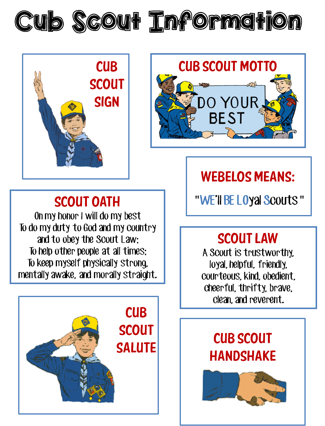 Strong Armor Cub Scouts Scout Oath And Law Helps And Printables Strong Armor Cub Scouts Scout Oath And Law Helps And Printables