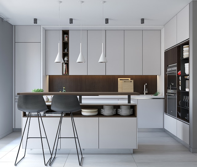 geometric kitchen pendant lights