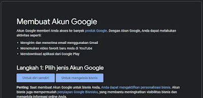Jenis Akun Google Jenis Akun Google