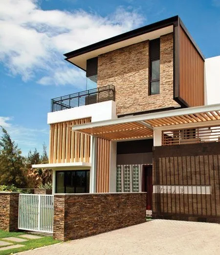 Lingkar Warna 33 Foto Inspiratif Rumah Bata Merah Minimalis Modern