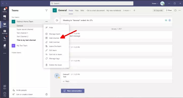 How to Create a Channel in Microsoft Teams-5 How to Create a Channel in Microsoft Teams-5