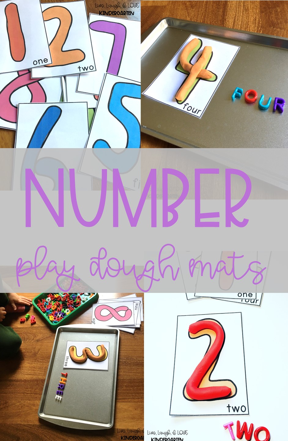 These play dough cards would be a perfect addition to your math centers!