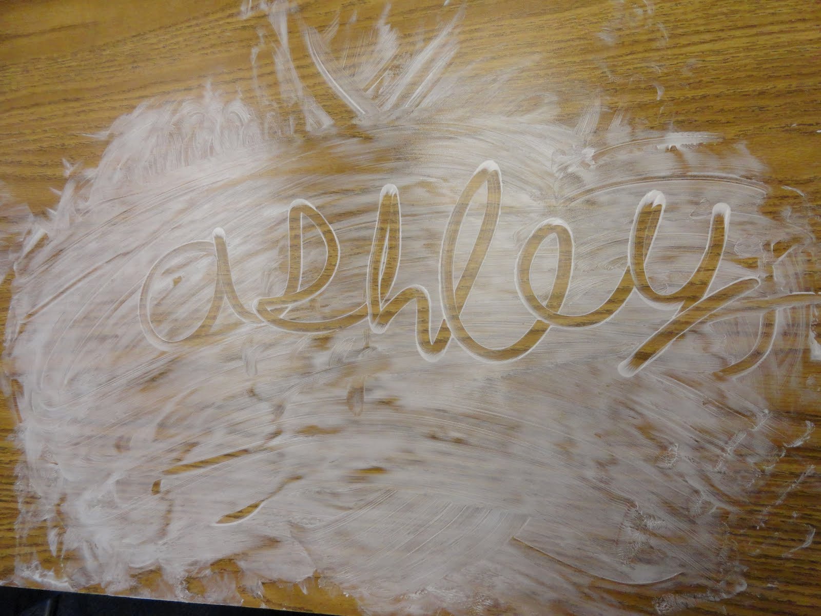Adventures in Third Grade Shaving Cream'd Desks!