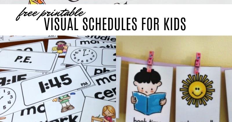 Visual Routine Chart Preschool