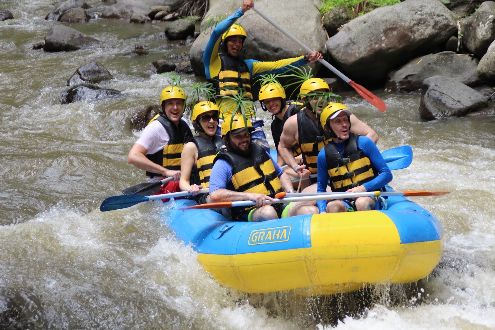 Best river for white water rafting Bali Telaga Waja & Ayung River Rafting
