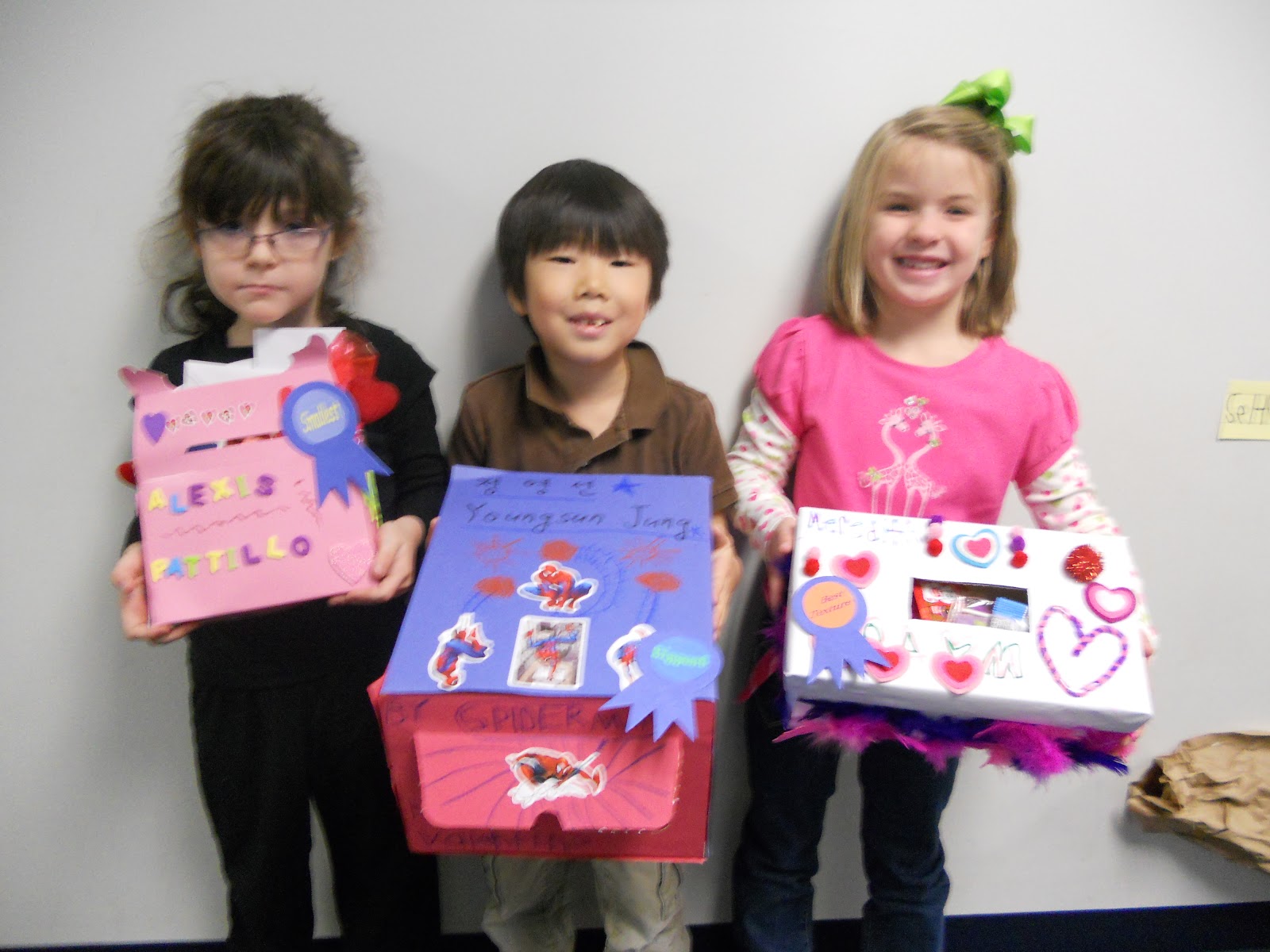 Mrs. Young's Class Valentine Box Decorating Contest