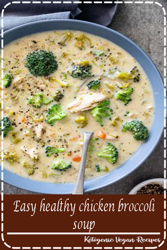 Easy healthy chicken broccoli soup Food Channel