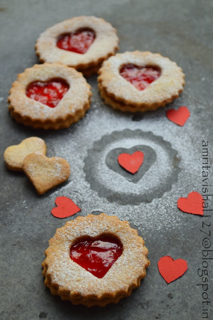 Sweet 'n' Savoury Linzer Cookies