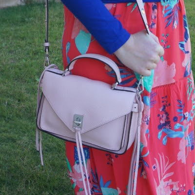 Away From Blue  Aussie Mum Style, Away From The Blue Jeans Rut: Layering  Over Maxi Dresses With Cosy Scarves and Rebecca Minkoff Small Darren Bag