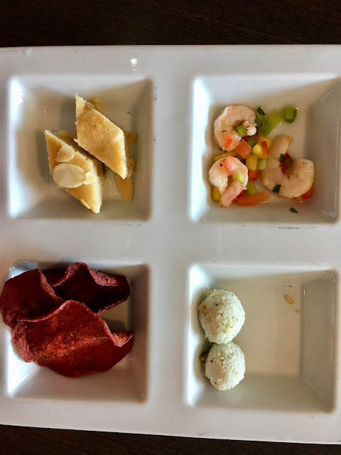 Celebrity Cruises concierge class canape sample