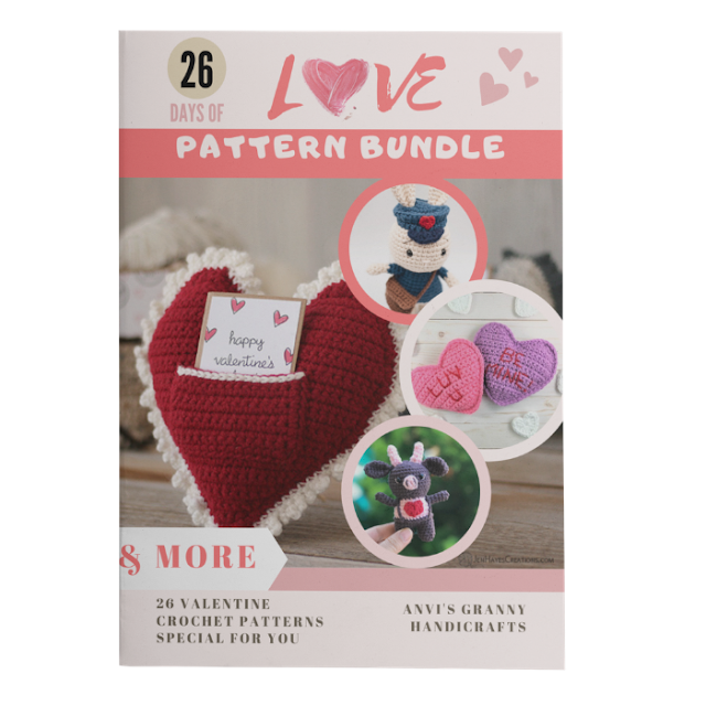 Valentine's Day Happy Chocolates: Free Crochet Pattern • Chrisette Designs