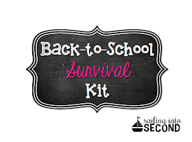 Back-to-School Survival Kit, Sailing into Second, second grade blogger, back to school