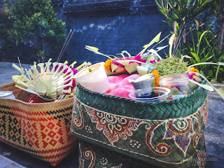 Soda Balinese Offerings To The Dead Souls In The Traditional Basket On The Altar Of Dalem Temple Ringdikit North Bali Indonesia