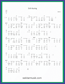 Not Angka Lagu Sirih Kuning Sekitar Musik